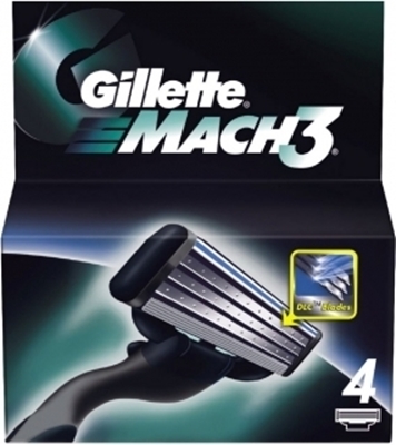 Obrázok Gillette Mach3 čepieľky 4ks
