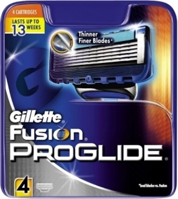 Obrázok Gillette Fusion Proglide čepielky 4ks