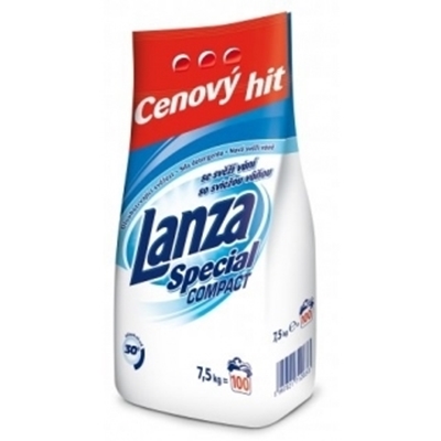 Obrázok Lanza White Fresh & Clean prášok na pranie 6.3kg 90PD