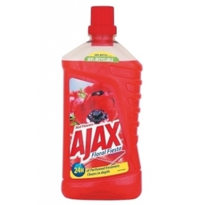 Obrázok AJAX Red Flowers  čistič na podlahy 1l