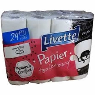 Obrázok Livette Toaletný papier 24ks-2 vrstvový