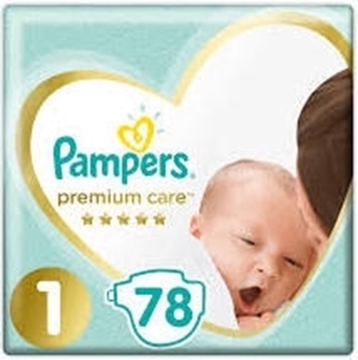 Obrázok PAMPERS premium 1 plienky 2-5kg-78ks